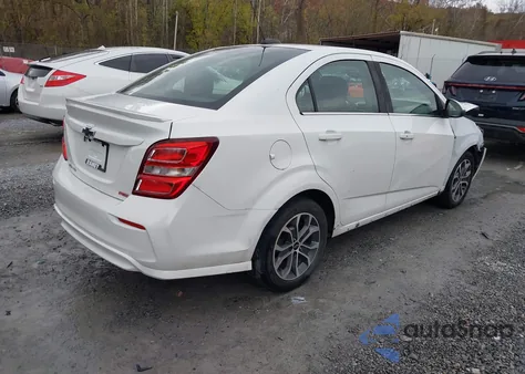 2020 Chevrolet Sonic Fwd Lt z USA, uszkodzony, nr VIN 1G1JD5SB3L4105478